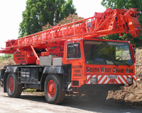 Mobile Crane hired under CPA Crane Hire Terms.
